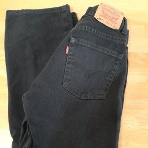 Boys Black Levi's 550 Relaxed - Size 14 Reg